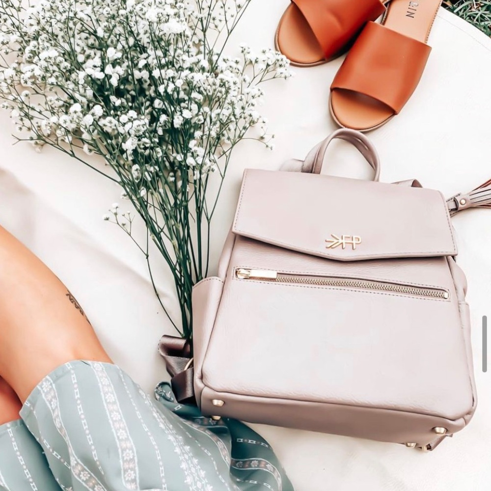 Freshly Picked Classic Mini diaper bag backpack in FIG